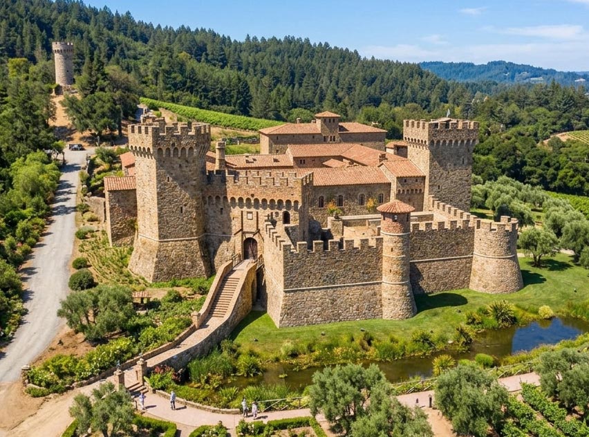 Castello di Amorosa in Calistoga, Napa Valley