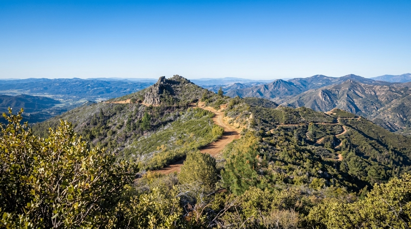 Mt. St. Helena — Robert Louis Stevenson State Park in Napa County, California