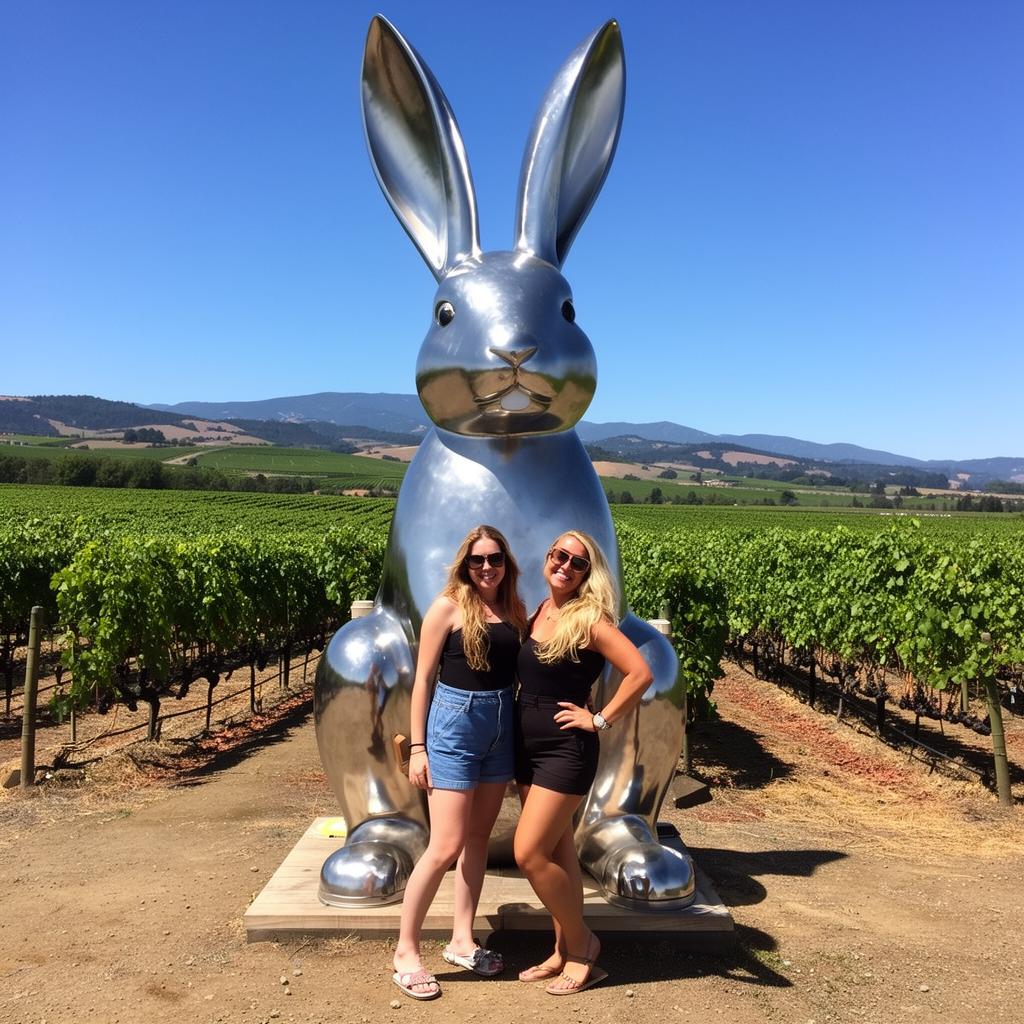 Hall Wines (Bunny) — Napa Valley bachelorette photo spot