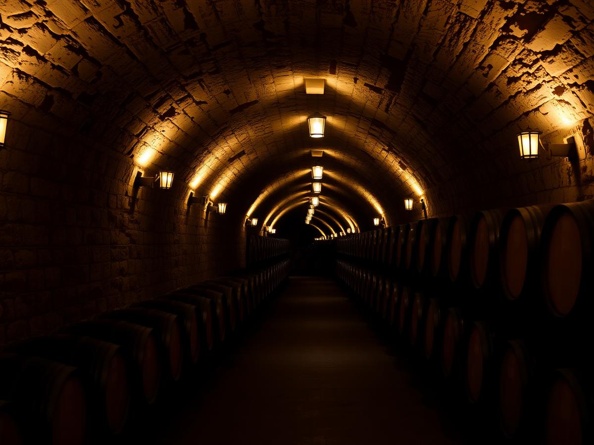 Rutherford Hill Winery winery in Rutherford, Napa Valley during harvest season